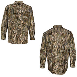 Camisa de Caza para Hombre, de Manga Larga, de Lona Impermeable, Resistente al Viento y Antibacteriana, Transpirable, Personalizada, OEM - Product Image 3