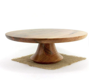 Rustic Wooden Cake Stand <b>Table</b> for <b>Displaying</b> Cakes Cupcakes and Desserts at Weddings Parties or Home Celebrations - Product Image 2