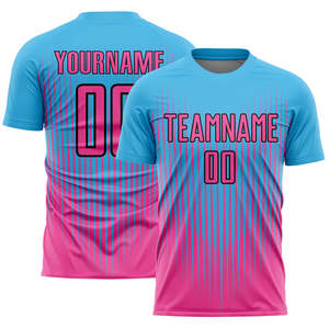 ผู้จัดจำหน่ายเสื้อฟุตบอลโพลีเอสเตอร์ 100% น้ำหนักเบา แห้งเร็ว ชุดกีฬา OEM ชุดฟุตบอล |   ชุดทีมแบบกำหนดเองพร้อมงานปัก 3 มิติ - Product Image 3