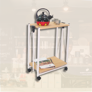 Carrito de café plegable ligero para el hogar, comedor, sala de estar, taller de hotel para Bar escolar, precio al por mayor hecho de madera - Product Image 1