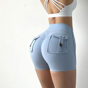 Shorts Deportivos Transpirables de Alta Calidad a Precio Económico para Mujer, Logotipo Personalizado, Cintura Elástica de Poliéster/Algodón, Alto Rendimiento - Product Image 4