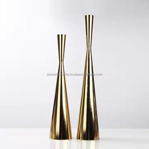 Azora industries-Accessoires pour dîner romantique aux chandelles faits à la main en plastique moderne de petite taille - Product Image 3