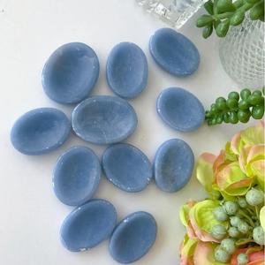Pierre d'Ange Naturelle Ovale Polie à la Main, Cristal de Guérison, Méditation, Reiki, Énergie des Chakras, Feng Shui, Soulagement du Stress, Décoration d'Intérieur - Product Image 5