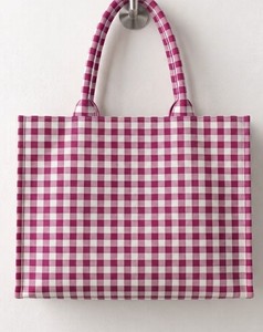 Black Recycled Cotton Lunch Tote Bag with Open Closure Polyester Lining-Portable <b>Handbag</b> for Office Travel Picnic & Daily Use - Product Image 6