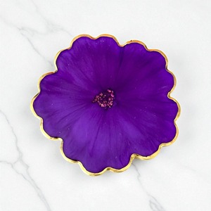 Sous-verres en résine de bonne qualité, modèle décoratif pour maisons sur le thème de la plage, couleur, forme et épaisseur personnalisables - Product Image 3