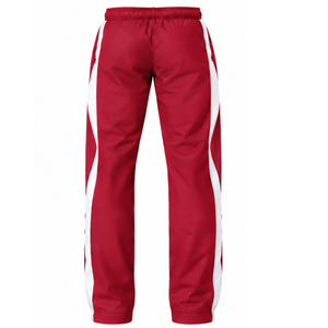 Conjunto Deportivo Rojo Carmesí con Capucha, Chaqueta con Cierre Completo y Pantalones Rectos, Ropa Deportiva Personalizada para Entrenamiento, Conjunto de Dos Piezas - Product Image 5