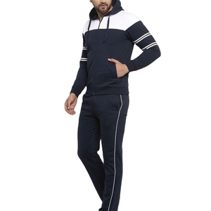 Custom Winter Solid Breathable High Quality Drawstring Sweatsuit/Tracksuit for <b>Men</b> Regular Fit Jogger Set - Product Image 2