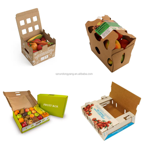 RDY 고품질 골판지 접이식 종이판 과일 채소 망고 체리 식품 포장 과일 종이 상자 - Product Image 5