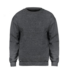 Sudadera de cuello redondo personalizada para hombre y mujer, Jersey de algodón 100%, sudadera de gran tamaño con forro polar en blanco, venta al por mayor - Product Image 3