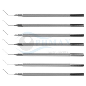 High Quality Ophthalmic Drysdale Nucleus Manipulator Paddle shaped tip Angled Round Handle Stainless Steel - Product Image 5