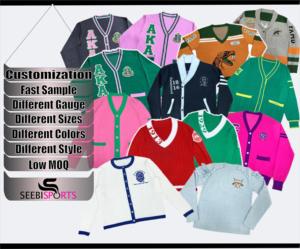 Crea tu Propio Logotipo Personalizado de Alta Calidad para Hermandades/Fraternidades/Escuelas/Universidades, Suéteres de Punto para Unisex - Product Image 5