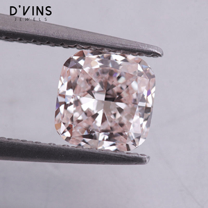 Anillo con Diamante Rosa de 1 Quilate Cultivado en Laboratorio, Corte Cojín, VVS, CVD, Certificado de Fábrica Surat, de D'vins Jewels - Product Image 4