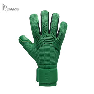 Custom Goalkeeper <b>Gloves</b> Pro Roll Negative Hybrid Cut Breathable Air Mesh Rubber Knuckle Protection Double Strap Goalie <b>Gloves</b> - Product Image 1