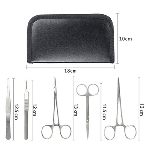 Kit de Disección de Biología General Profesional Premium con Pinzas de Acero Inoxidable, Cuchillas e Instrumentos Quirúrgicos, Certificado CE ISO - Product Image 4