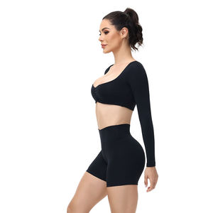 Conjunto de Yoga de Diseño Superior para Mujer, Bra Deportivo Sin Costuras de Calidad Personalizada, Leggings de Cintura Alta, Ropa Deportiva para Fitness, Venta al Por Mayor - Product Image 3