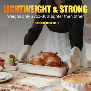 Premium Roasting <b>Pan</b> For Delicious Family Cooking With Durable Stainless Steel Design Spacious Interior Heat Resistant - Product Image 2