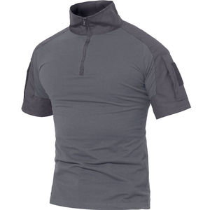 Chemise tactique à manches courtes pour homme, sport de plein air, randonnée, chasse, entraînement, haute élasticité, confortable, séchage rapide, respirante - Product Image 6