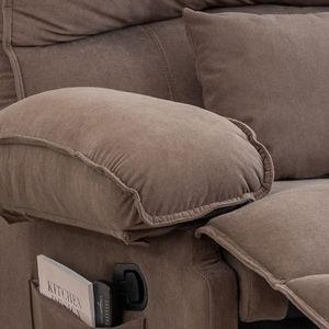 Divano Reclinabile Manuale Oversize per Soggiorno, Soluzione di Seduta Confortevole - Product Image 3