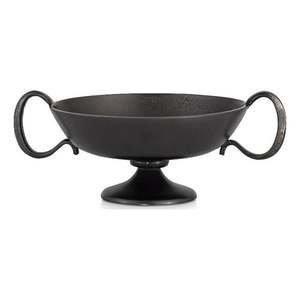 Handmade <b>Metal</b> <b>Bowl</b> With Dual Handles Vintage Design For Food Serving Decorative Use Durable Uncoated Finish - Product Image 3