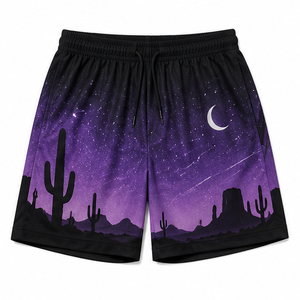 Pantalones Cortos Deportivos Casuales para Hombre, Negros, Estilo Urbano, con Bolsillos, Cintura Media, Cordón Ajustable, Secado Rápido, 100% Algodón - Product Image 3