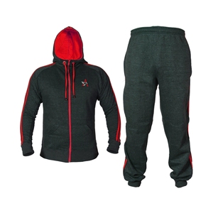 Two Piece Puff Printing Tracksuit Reflective Zip up Hoodie Sweatsuit Men's <b>Jogging</b> <b>suit</b> - Product Image 2