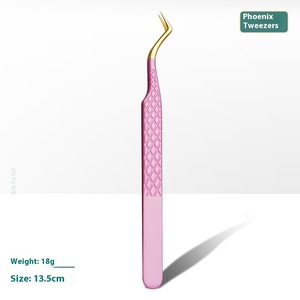 Pinzas de Precisión Antiestáticas de Acero Inoxidable para Pestañas y Cejas, Venta al por Mayor de Fábrica SHEARS BEAUTY - Product Image 3