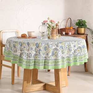 Manteles de Algodón Bordados Personalizados de Nueva Llegada al por Mayor para Recepciones de Boda y Fiestas - Product Image 5
