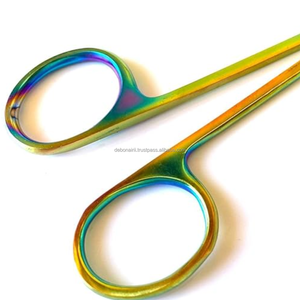 กรรไกรตัดผมแบบแมนนวลขนาด 4.5 นิ้ว รุ่น SuperCut หลากสีรุ้ง |   เครื่องมือผ่าตัดความแม่นยำสูง สแตนเลสสตีล โรงพยาบาลเดโบเนียรี - Product Image 4