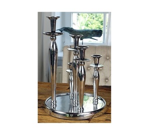 Reliable Manufacturer Traditional Aluminum Candle Holder Decorative Craft For Living Room And Festive Display Purpose - Product Image 6
