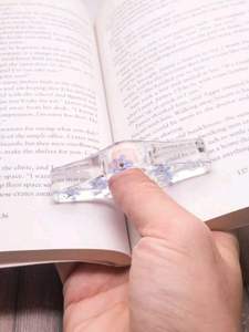 Support de lecture en résine pour le pouce – Aide à la lecture |   Support ergonomique pour les doigts pour une lecture confortable à une main - Product Image 3