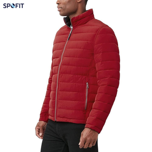 Hot Selling Latest Design <b>Lightweight</b> Winter <b>Casual</b> Men Puffer <b>Jacket</b> with Zipper Stand Collar Customized Color - Product Image 3