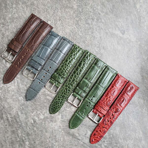 Wholesale Luxury Handmade Crocodile Leather <b>Smartwatch</b> Band Strap Fashion High Quality Genuine Leather From Vietnam - Product Image 6