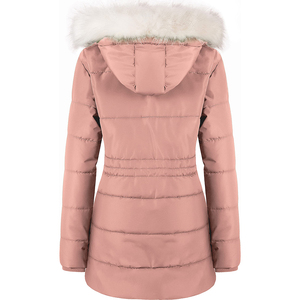 Chaqueta Acolchada Larga de Invierno para Mujer, Abrigo de Plumón Cálido y Aislante con Capucha para Clima Frío, Ropa de Moda para Exteriores - Product Image 1