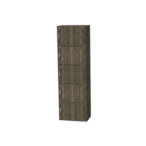 High Quality FURNIZONE 16_0021 Contemporary Modern Wood 5 Door <b>Lockable</b> Office Filing <b>Cabinet</b> Particle Board Home Furniture - Product Image 3