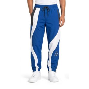 Pantalones Deportivos 100% Poliéster para Hombre, Corte Ajustado, con Inserciones Laterales Curvas, Diseño Contemporáneo Personalizado - Product Image 3