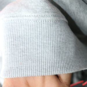 เสื้อสเวตเชิ้ตคอเต่าสีเทาเฮเธอร์ FALCONS ปักลายสีส้ม 100% คอเสื้อกว้าง ยี่ห้อ CLUSH INDUSTRIES - Product Image 2