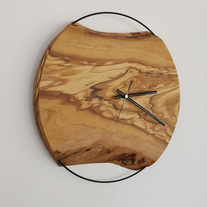 Wholesale Wooden Wall <b>Clocks</b> - 20-Piece Modern Design for <b>Offices</b> & Hotels (MOQ 50) - Product Image 3