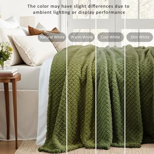 Extra Soft and Warm Fleece <b>Throw</b> <b>Blanket</b> for <b>Couch</b> Bed Lightweight Cozy Decorative Fuzzy <b>Throws</b> Size 50x60 for Women - Product Image 3