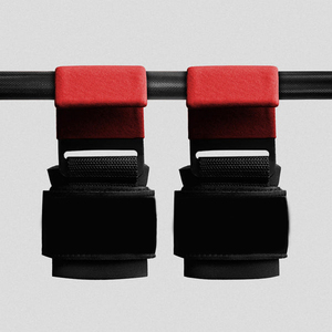 Support de poignet souple en néoprène avec crochets de levage de poids en fer et poignées, sangles d'entraînement respirantes - Product Image 3