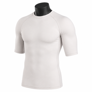 Mens Adults Performance <b>Compression</b> <b>Shirt</b> Short Sleeve Eco-Friendly Breathable Sports Base Layer Rash Guard for Gym Training - Product Image 5