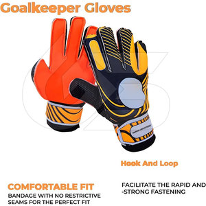 Gants de gardien de but en cuir personnalisés avec logo, imperméables, antidérapants, vente chaude, prix bas - Product Image 4
