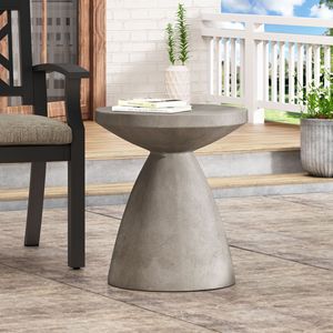 Tavolino Laterale in Cemento Leggero per Esterni - Product Image 3