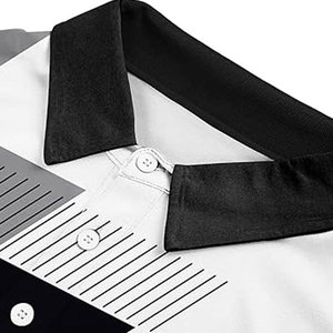 Chemises polo pour hommes de qualité supérieure à prix abordable, contraste de couleurs, fabriquées en 100% coton, meilleur matériau en gros - Product Image 5
