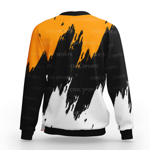 Sweat-shirts pour hommes en gros, personnalisés, manches longues, style fantaisie entièrement conçu, en polyester tricoté, impression par sublimation - Product Image 2