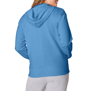 Women's <b>Clothing</b> Plus Size Full Zipper Hoodies Sweatshirts OEM Service Design Customized Zip Up Hoodie With Pockets - Product Image 4