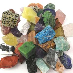 Natural <b>Raw</b> Ore <b>Crystals</b> Rough Stone Specimens Incense Diffused Crushed Stone - Product Image 1