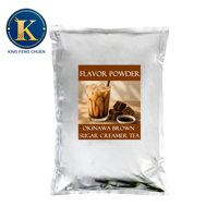 Mélange de poudre aromatisée au thé au lait à la vanille, sac de 1 kg, King Feng Chuen, certifié HACCP ISO22000, durée de conservation de 16 mois, TW