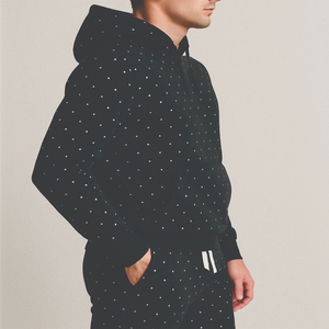 Survêtement personnalisé avec strass OEM ODM – Qualité supérieure, prix usine, élégant, confortable, durable, respirant, mode décontractée, vêtements de sport - Product Image 6