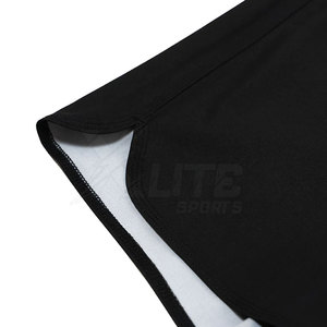 Pantalones Cortos de Entrenamiento MMA para Hombre, Transpirables, Elásticos, de Secado Rápido, Duraderos, Ligeros, de Spandex/Poliéster, con Logotipo Frontal, Cómodos para Fitness - Product Image 3