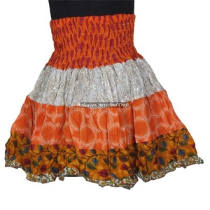 Gypsy New Indian <b>Patchwork</b> Mini Rara Hippy Boho Festival <b>Skirt</b> Gypsy New Indian <b>Patchwork</b> Mini Rara Hippy Boho Festival <b>Skirt</b> - Product Image 3